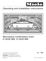Miele Microwave Oven H 5040 BM User manual