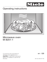 Miele Microwave Oven M 8201-1 User manual