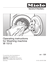 Miele W 1513 User manual