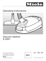 Miele Vacuum Cleaner S 5001 User manual
