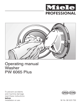 Miele Washer PW 6065 User manual
