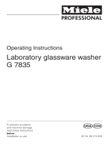 Miele Washer G 7835 User manual