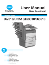Konica Minolta DI2010 User manual