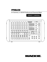 Mackie DJ Equipment PPM608 User manual