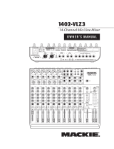 Mackie Musical Instrument 1402-VLZ3 User manual