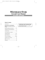 Magic Chef Microwave Oven KOT-153UB User manual