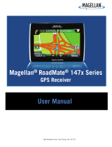 Magellan GPS Receiver 147x Series User manual