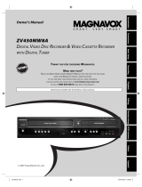 Magnavox DVD VCR Combo ZV450MW8A User manual