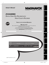Magnavox ZV450MW8 - DVD Recorder And VCR Combo User manual