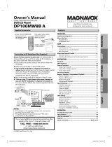 Magnavox DVD Player DP100MW8B A User manual