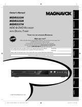 Magnavox MDR533H User manual