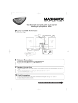 Magnavox Speaker System MAS-80 User manual