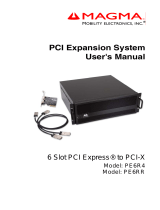 Magma PCI Expansion System PE6RR User manual