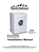 Majestic Appliances Washer MJ-9200W User manual