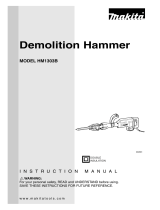 Makita Power Hammer HM1303B User manual