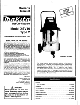 Makita Vacuum Cleaner XSV10 User manual