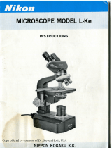 Nikon Microscope & Magnifier L-Ke User manual