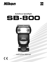 Nikon Marine Instruments SB-800 User manual