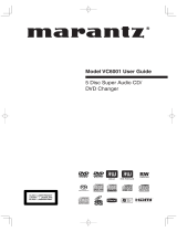 Marantz DVD Player VC6001 User manual
