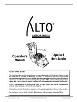 Alto Sander Apollo 8 User manual
