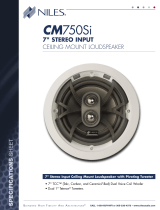 Niles Audio CM750Si User manual