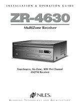 Niles Stereo System ZR-4630 User manual