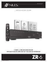 Niles Audio Stereo Receiver ZR-6 User manual
