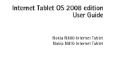 Nokia N800 User manual