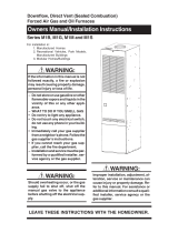 Nordyne Air Conditioner M1M User manual