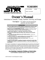 North Star Pest Control Equipment M268180M User manual