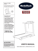 NordicTrack Treadmill 831.298800 User manual