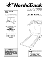 NordicTrack EXP2000 NCTL11991 User manual