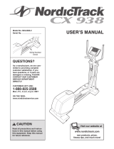 NordicTrack CX 938 User manual