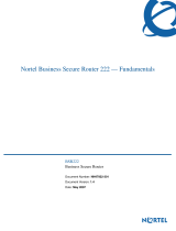 Nortel Networks Network Router BSR222 User manual