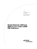 Nortel Networks Network Card 5399 User manual