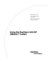 Nortel Networks Switch 10BASE-T User manual