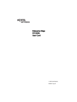 Nortel Networks Telephone Accessories M7100N User manual