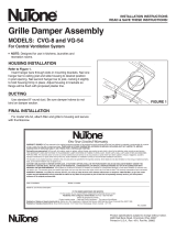NuTone Gas Grill VG-54 User manual