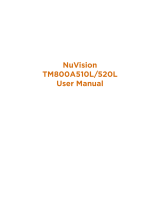 NuVision Graphics Tablet 520L User manual