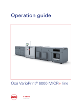 Oce North America All in One Printer 6000 MICR  line User manual