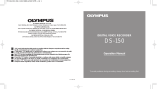 Olympus DS-150 User manual