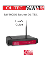 Olitec Network Router RW400SG User manual
