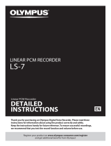 Olympus Microcassette Recorder LS-7 User manual