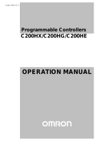 Omron Computer Hardware C200HX User manual