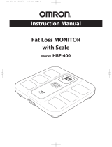 Omron Healthcare Scale HBF-400 User manual