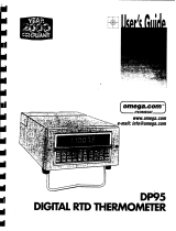 Omega Thermometer DP95 User manual