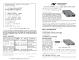 Omnitron Systems Technology 2FXM2 User manual