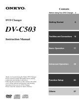 ONKYO DVD Player DV-C503 User manual