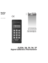 Omega CL27 User manual