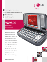 LG VX9800 User manual